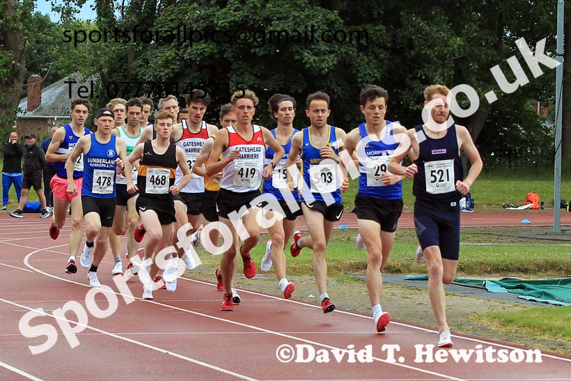 3000 metres, 2022 NEGP Monkton No 4, June 29th. Photo: David T. Hewitson/Sports for All Pics